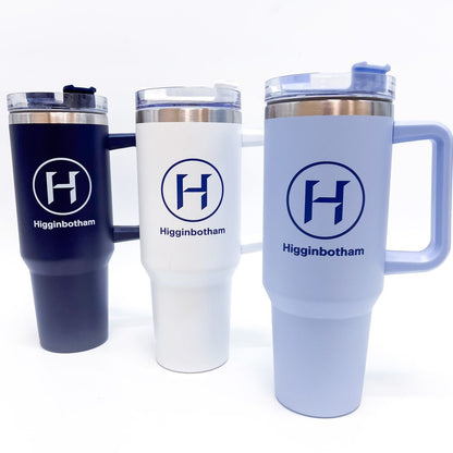 40 oz. Hippo Mug & Straw Lid with Twist Closure