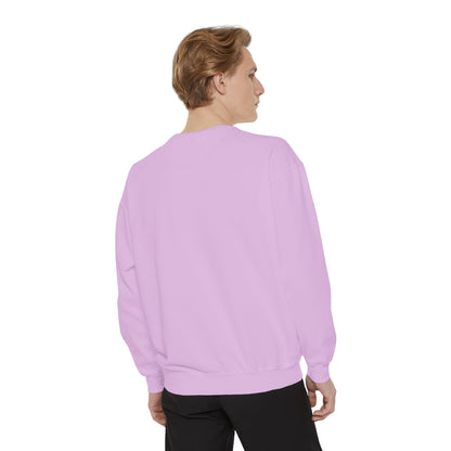 Comfort Colors Sweatshirt — Garment-Dyed Crewneck with Embroidery