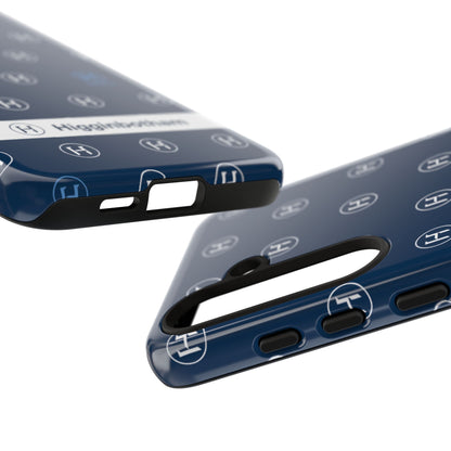Navy Monogram Tough Phone Case — Shielded Slim Protective Cover