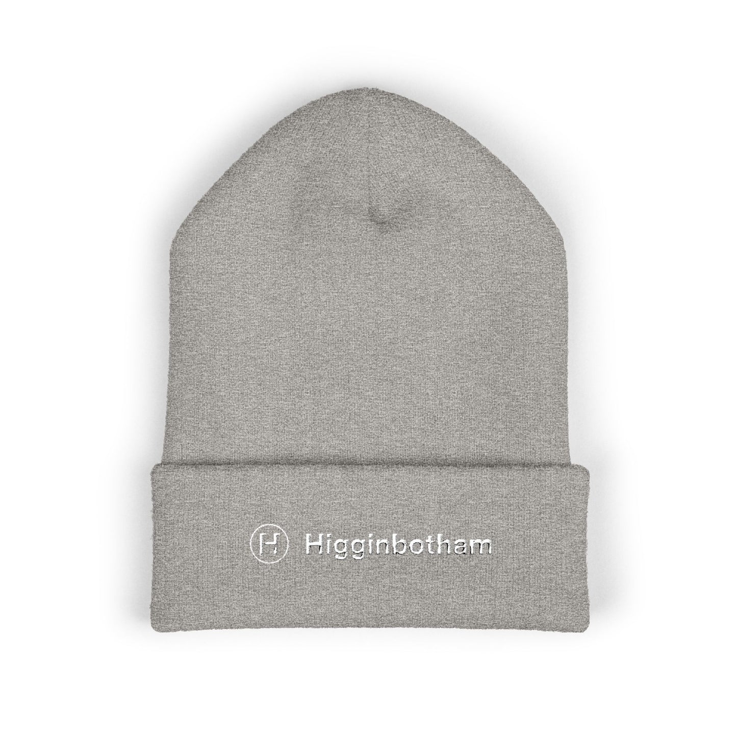 Embroidered Higginbotham Logo Cuffed Beanie