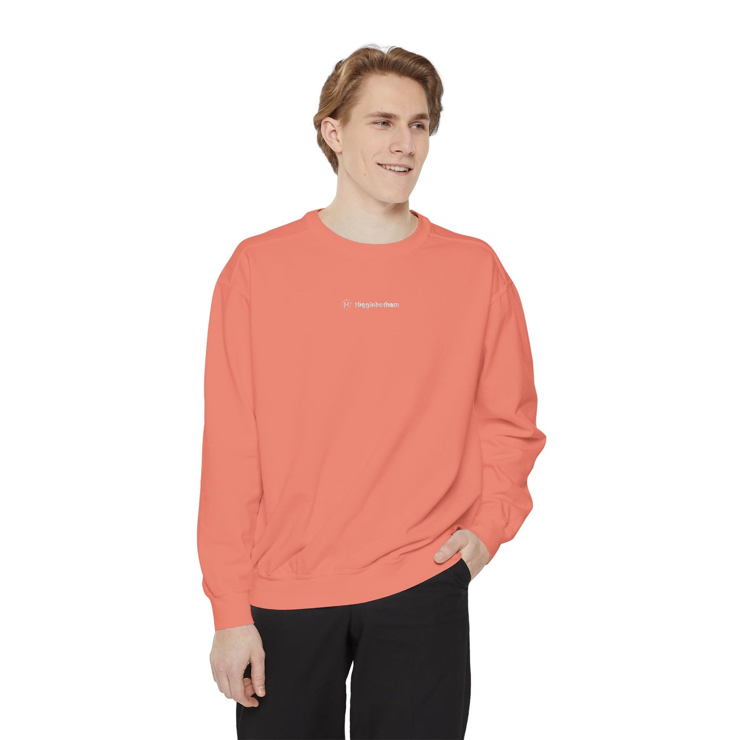 Comfort Colors Sweatshirt — Garment-Dyed Crewneck with Embroidery