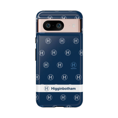 Navy Monogram Tough Phone Case — Shielded Slim Protective Cover