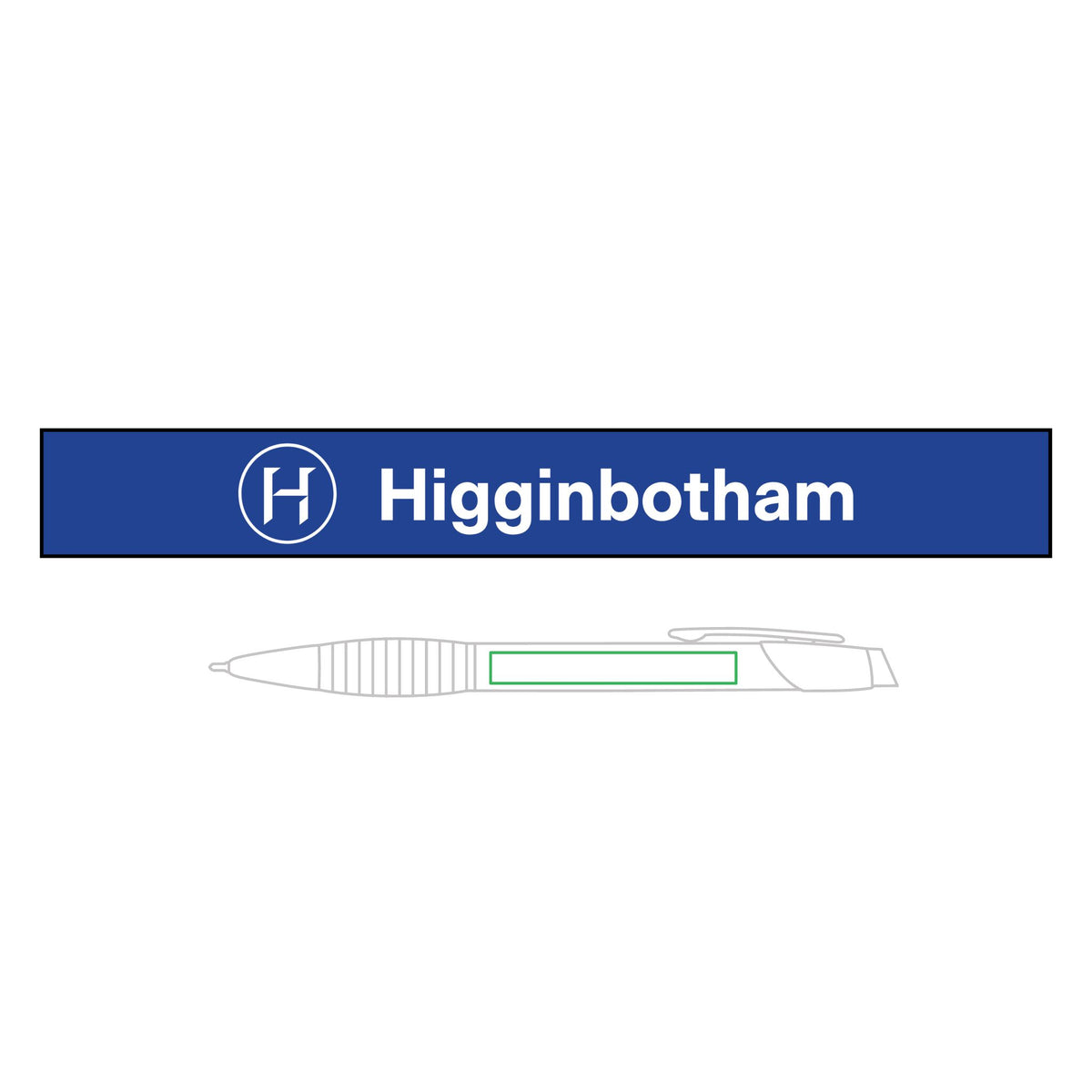 Brass Ballpoint Pen with Rubber Grip