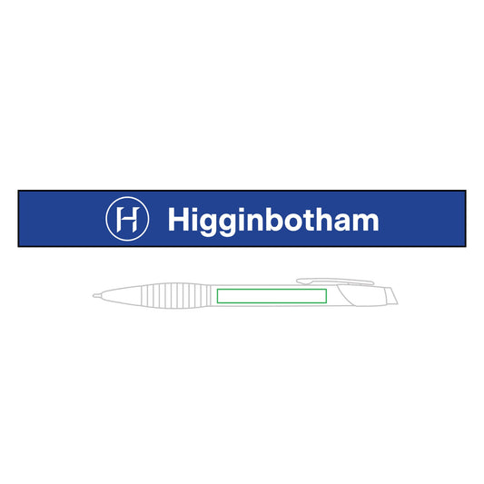 Brass Ballpoint Pen with Rubber Grip