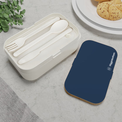 Personalized Navy Bento Lunch Box — Custom Name Insulated Meal Container