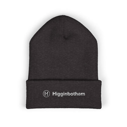 Embroidered Higginbotham Logo Cuffed Beanie