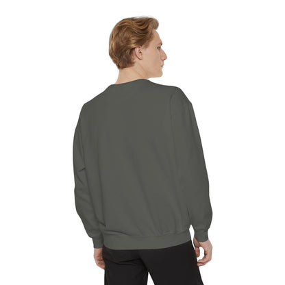 Comfort Colors Sweatshirt — Garment-Dyed Crewneck with Embroidery
