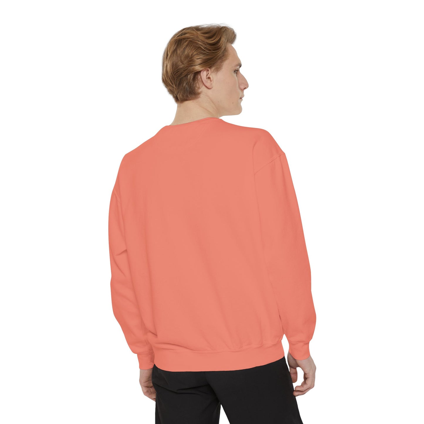 Comfort Colors Sweatshirt — Garment-Dyed Crewneck with Embroidery