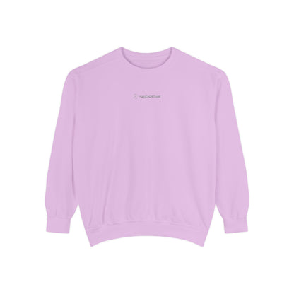 Comfort Colors Sweatshirt — Garment-Dyed Crewneck with Embroidery