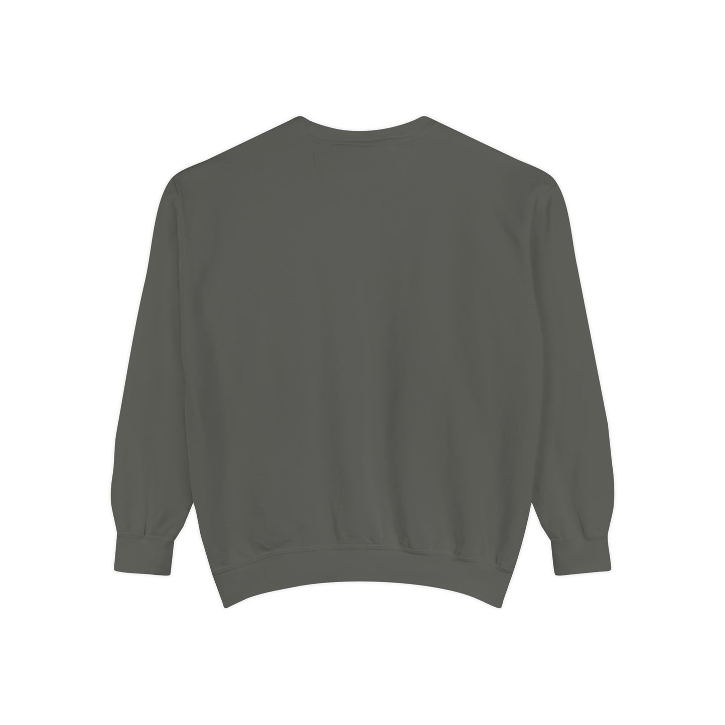 Comfort Colors Sweatshirt — Garment-Dyed Crewneck with Embroidery
