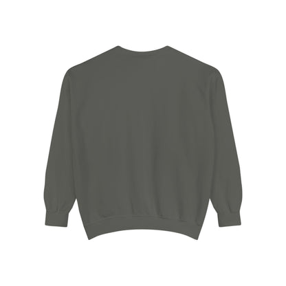 Comfort Colors Sweatshirt — Garment-Dyed Crewneck with Embroidery