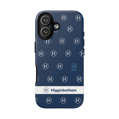 Navy Monogram Tough Phone Case — Shielded Slim Protective Cover