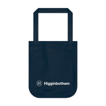 Higginbotham Branded Canvas Tote — 'Our Values' Corporate Logo Tote Bag