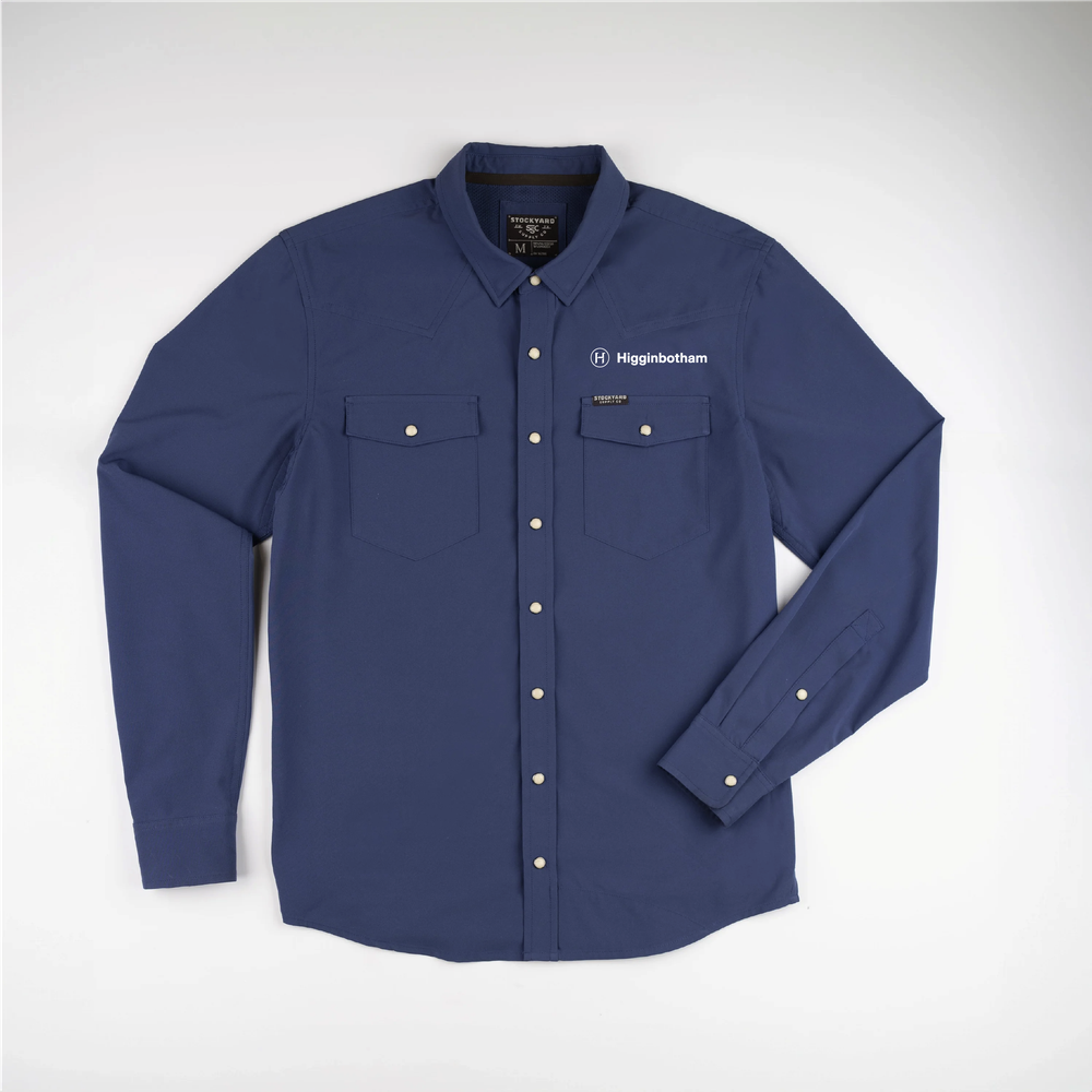 Stockyard Supply Co. Pearl Snap Performance Button Down