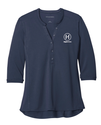 Womens UV Choice Pique Henley