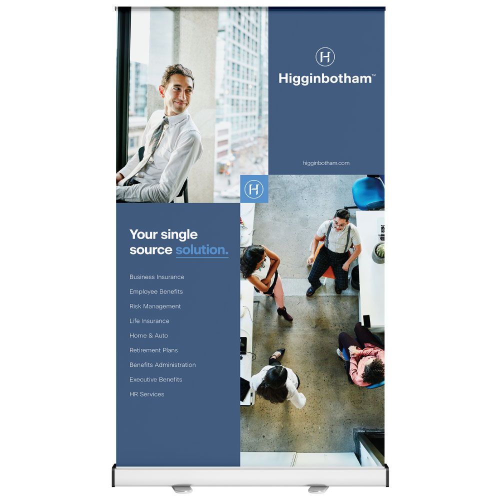 24" x 40" Tabletop Retractable Banner