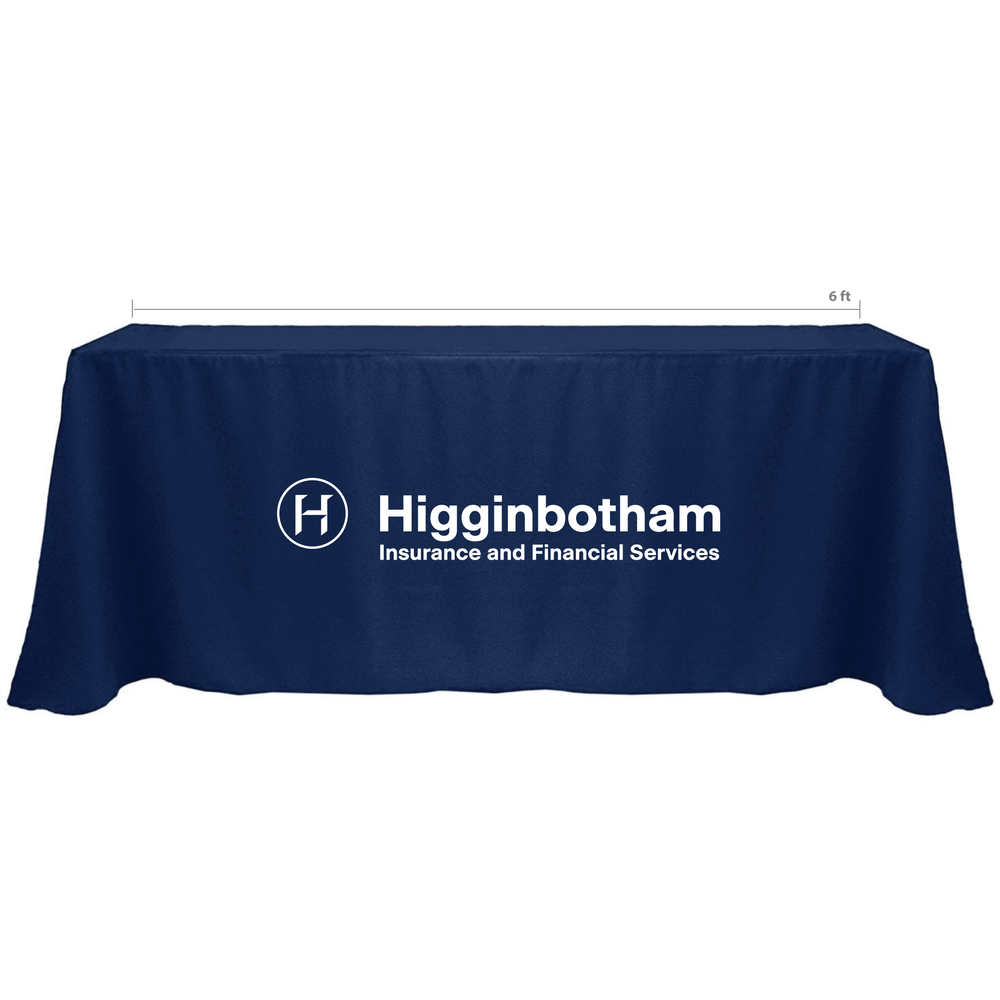 6' Loose Dye Sublimated Table Throw