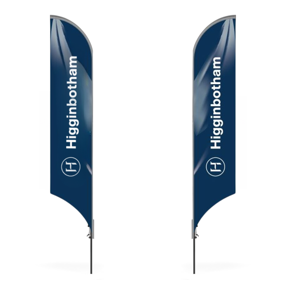 10' Feather Flag Kit - Double Sided